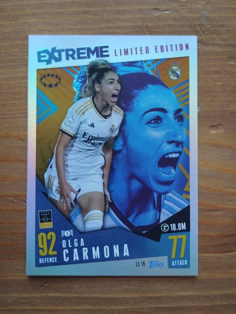 Olga Carmona (Real Madrid) Limited Edition BL Extra 2023 krtya