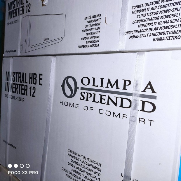Olimpia splendid inverteres klíma dobozában 3,5kw