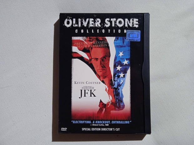 Oliver Stone: JFK - eredeti, dszdobozos, ktlemezes DVD