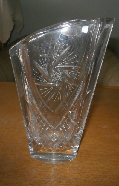 Ólomkristály váza (ovális)
