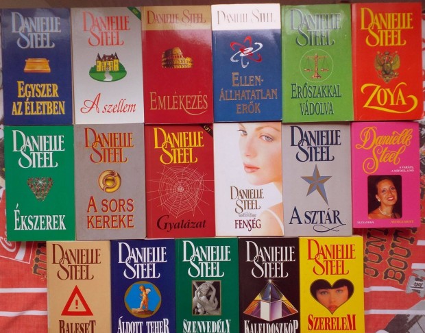 Olvasott Danielle Steel knyvek eladk !