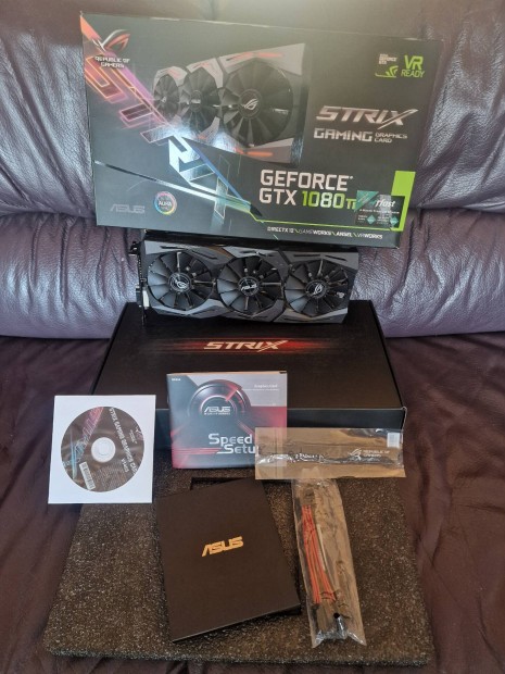 Olvass!!! Asus ROG Strix Gtx 1080 Ti Gaming 11GB Gddr5X 352bit 