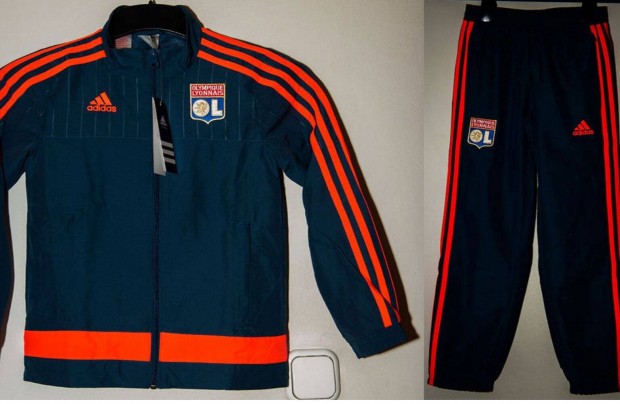 Olympique Lyon adidas gyerek szabadidő sötétkék szett (128)