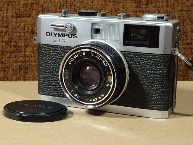 Olympus 35 RC tvmr filmes fnykpezgp + Zuiko 42mm f/2.8 objektv