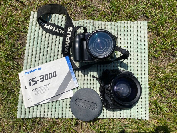 Olympus Is-3000 35 mm-es film tkrreflexes kamera