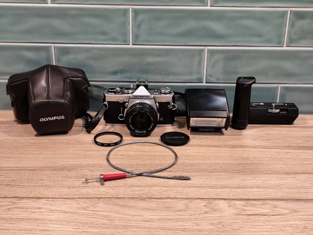 Olympus OM-1n anal�g f�nyk�pez�g�p szett