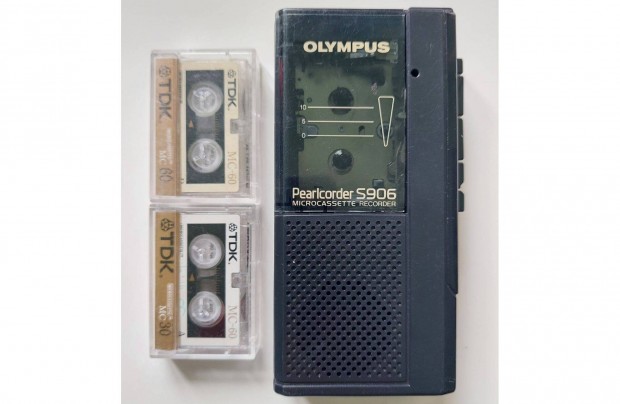 Olympus S906 Diktafon Microcassette Mini Kazetts MAGN Walkman