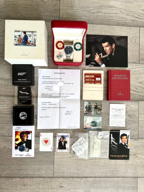 Omega Seamaster James Bond extra full set