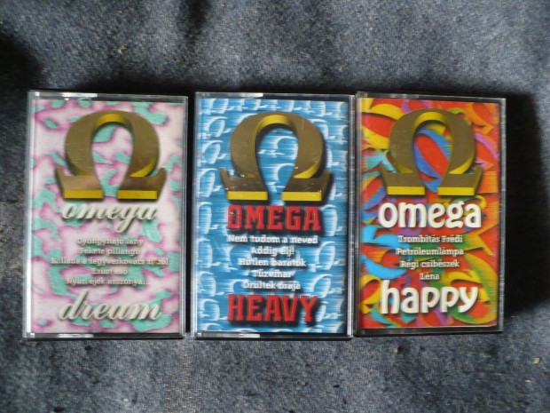 Omega kazettk: Happy, Heavy, Dream (3 db)