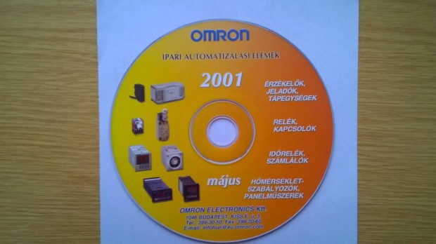 Omron ipari automatizlsi elemek katalgusa CD-n , 2001