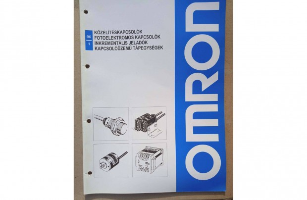 Omron katalgus , 1996 -1 , kzeltskapcsolk , fotokapcsolk