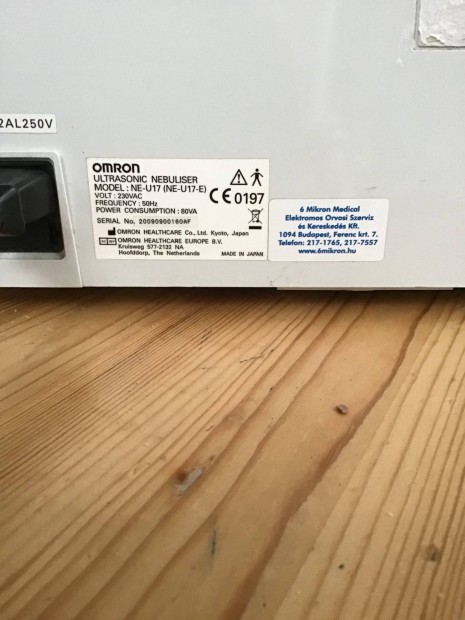 Omron ne-u17 inhal�tor elad�