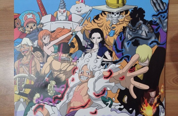 One Piece Strawcrew limited edition vszon falikp 40x50cm