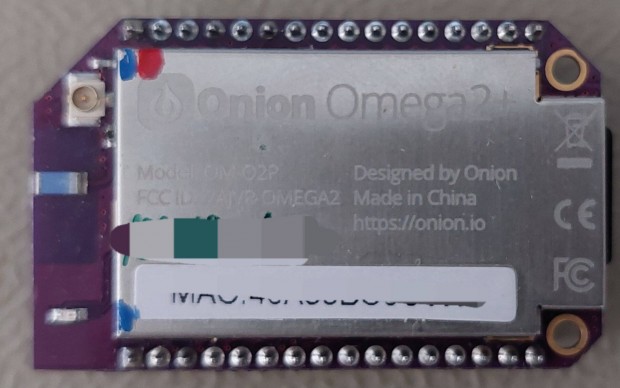 Onion Omega 2 linux fejlesztpanel SBC, WIFI, SD krtya