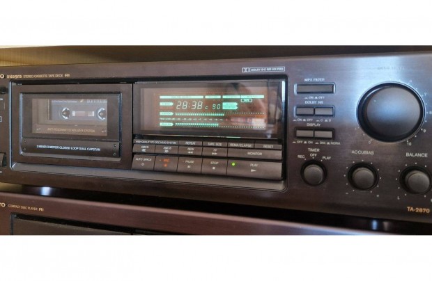 Onkyo TA-2870 3fejes dual capstan kazettás magnó eladó