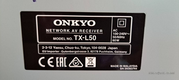 Onkyo TX-L50 5.1 Hzimozi erst