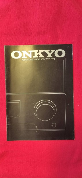 Onkyo nmet nyelv termkkatalogus 97/98
