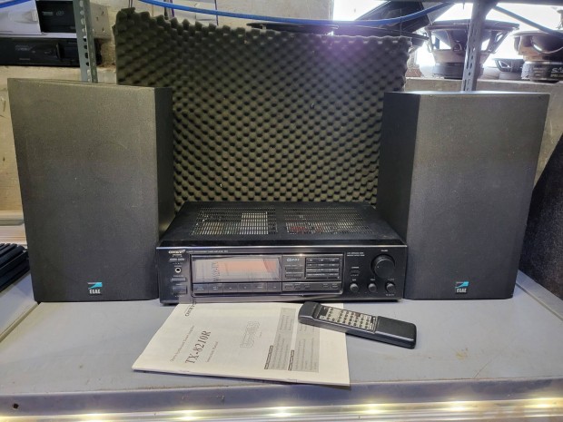 Onkyo tx 8210 erősítő Elac el 41s hangfalakkal
