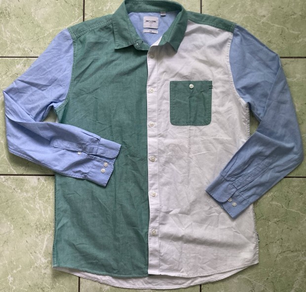 Only & Sons slim XL egyedi hosszú ujjú újszerű ffi ing