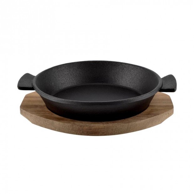 �nt�ttvas kerek s�t�t�l fa al�t�ttel 19cm