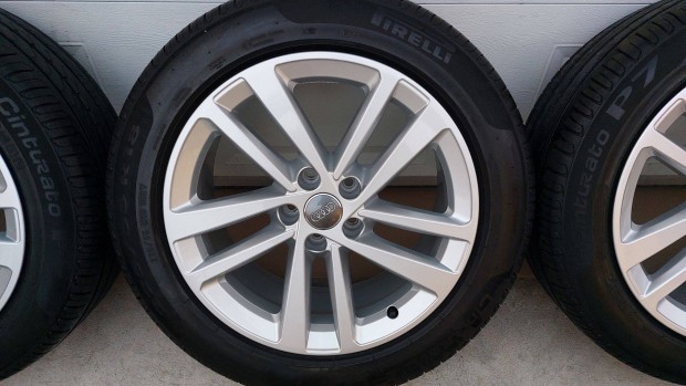 Óóó Gyári, Audi A6 4K C8 18"alufelni újszerű nyári gumik Agy 66.5