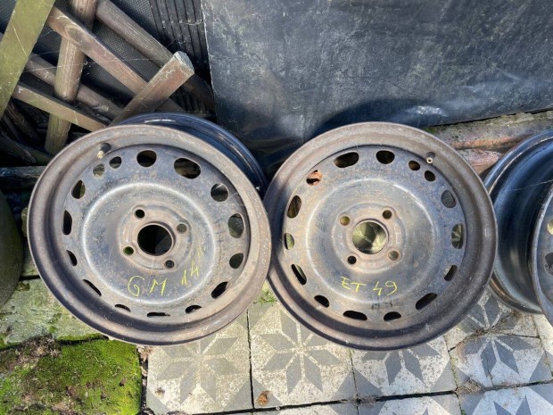 Opel 14" lemezfelnik szettben, olcsn 4x100 osztra