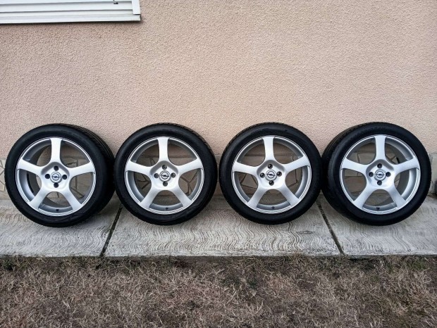 Opel 17" 4x100 alufelnik hibtlan llapotban j nyri gumikkal