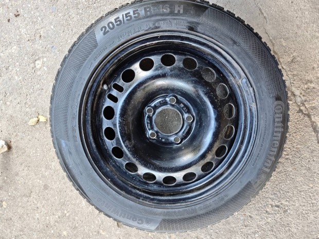 Opel 5x115 lemezfelni téligumival eladó