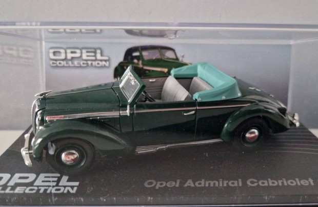 Opel Admiral Cabriolet 1/43 modell Collection kisaut Altaya kabri