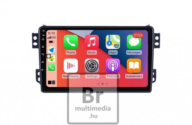 Opel Agila Android Rádió Multimédia Navigáció Carplay 10" Kijelző Hifi