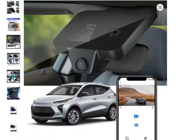 Opel Ampera E DASH kamera els, hts