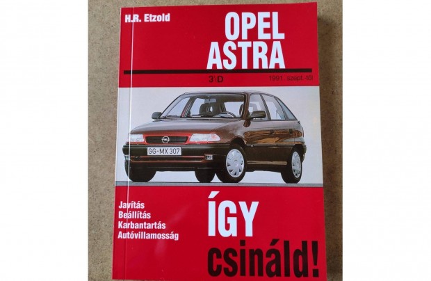 Opel Astra F javtsi karbantartsi knyv