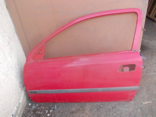 Opel Astra G 3 ajtós bal piros ajtó 1998-2007