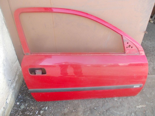 Opel Astra G 3 ajtós jobbos piros ajtó 1998-2007