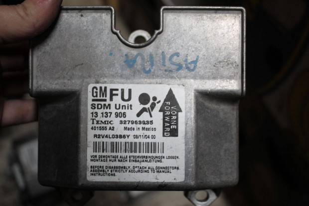 Opel Astra H lgzsk vezrl elektronika 13137906FU