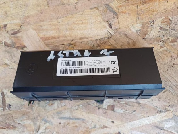 Opel Astra J (2009-2015) Elektronika