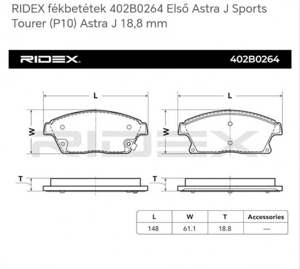 Opel Astra J  els fkbett 