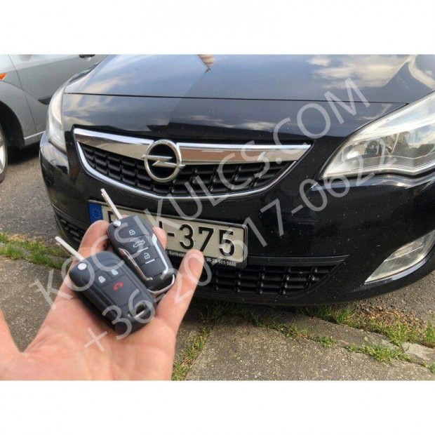 Opel Astra J autkulcs msols, programozs