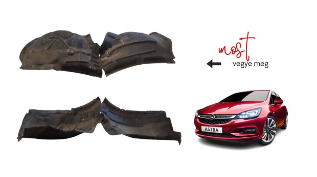 Opel Astra K bal első dobbetét, van benne kis sérülés