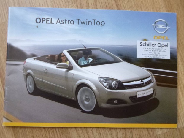 Opel Astra Twin Top prospektus - 2007, magyar nyelv