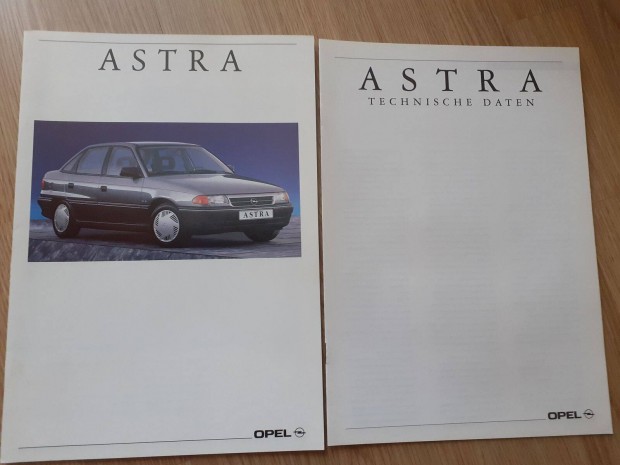 Opel Astra (F) Sedan prospektus - 1992, nmet nyelv