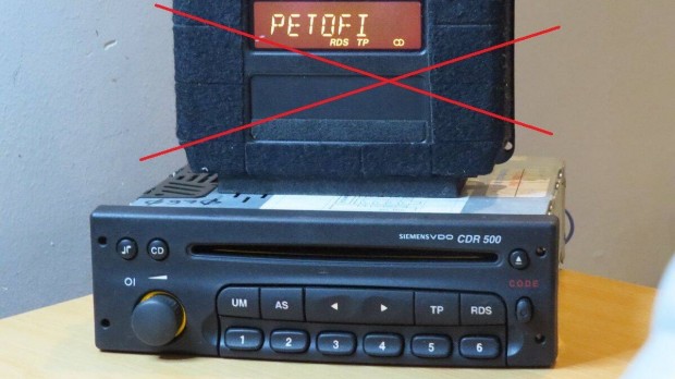 Opel CDR 500 gy�ri cd r�di� aut�r�di� fejegys�g