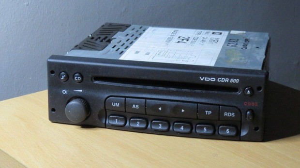 Opel CDR 500 gyári cd rádió autórádió fejegység