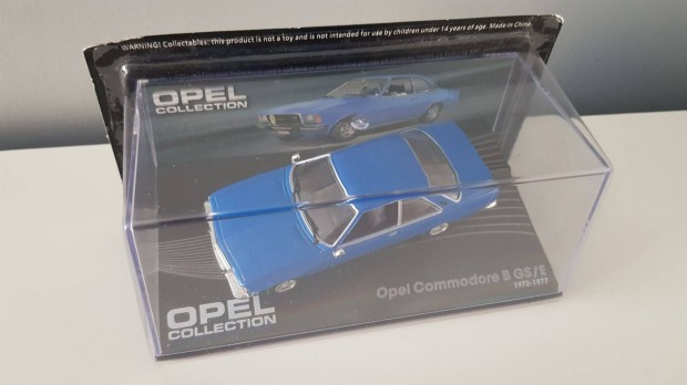 Opel Commodore B GS/E 1:43 1/43 modell Collection kisaut bontatlan