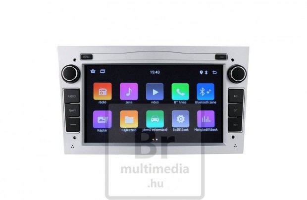 Opel Corsa Antara Vivaro Rádió 2Din Android Multimédia Navigáció