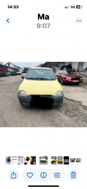 Opel Corsa B 1.2b,3ajts alkatrszek