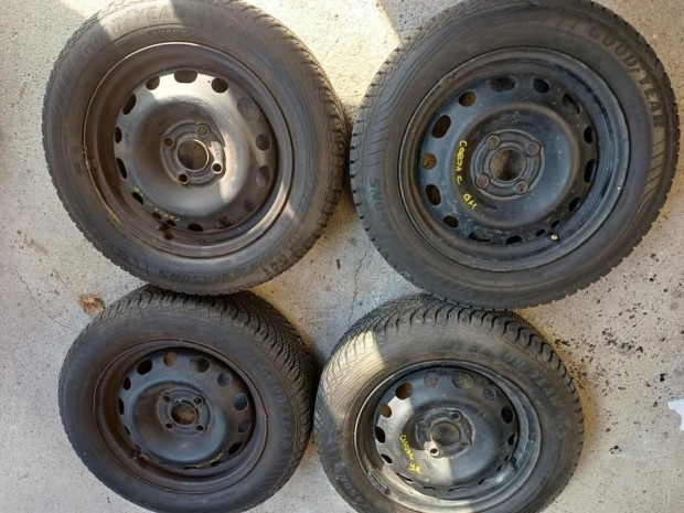 Opel Corsa C (2000-2010) 14" 4X100 Lemezfelni Garnitra Tli Gumival