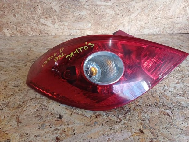 Opel Corsa D (2006-2015) 3 Ajtós Bal Hátsó Lámpa