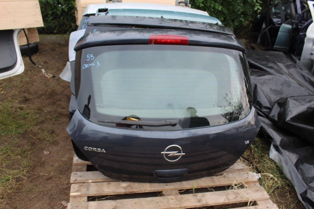 Opel Corsa D csomagtr ajt szlvdvel komplett (53.)