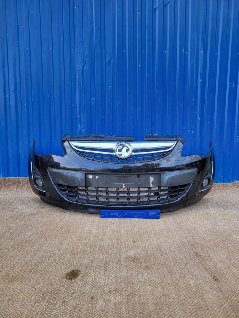 Opel Corsa D facelfit 2010- gyári 13285996 első lökhárító fekete